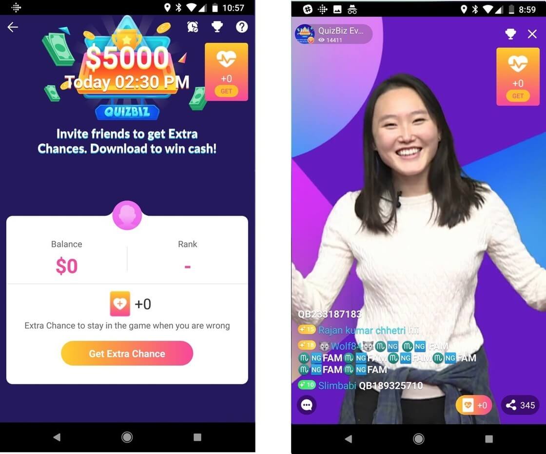 live quiz game app