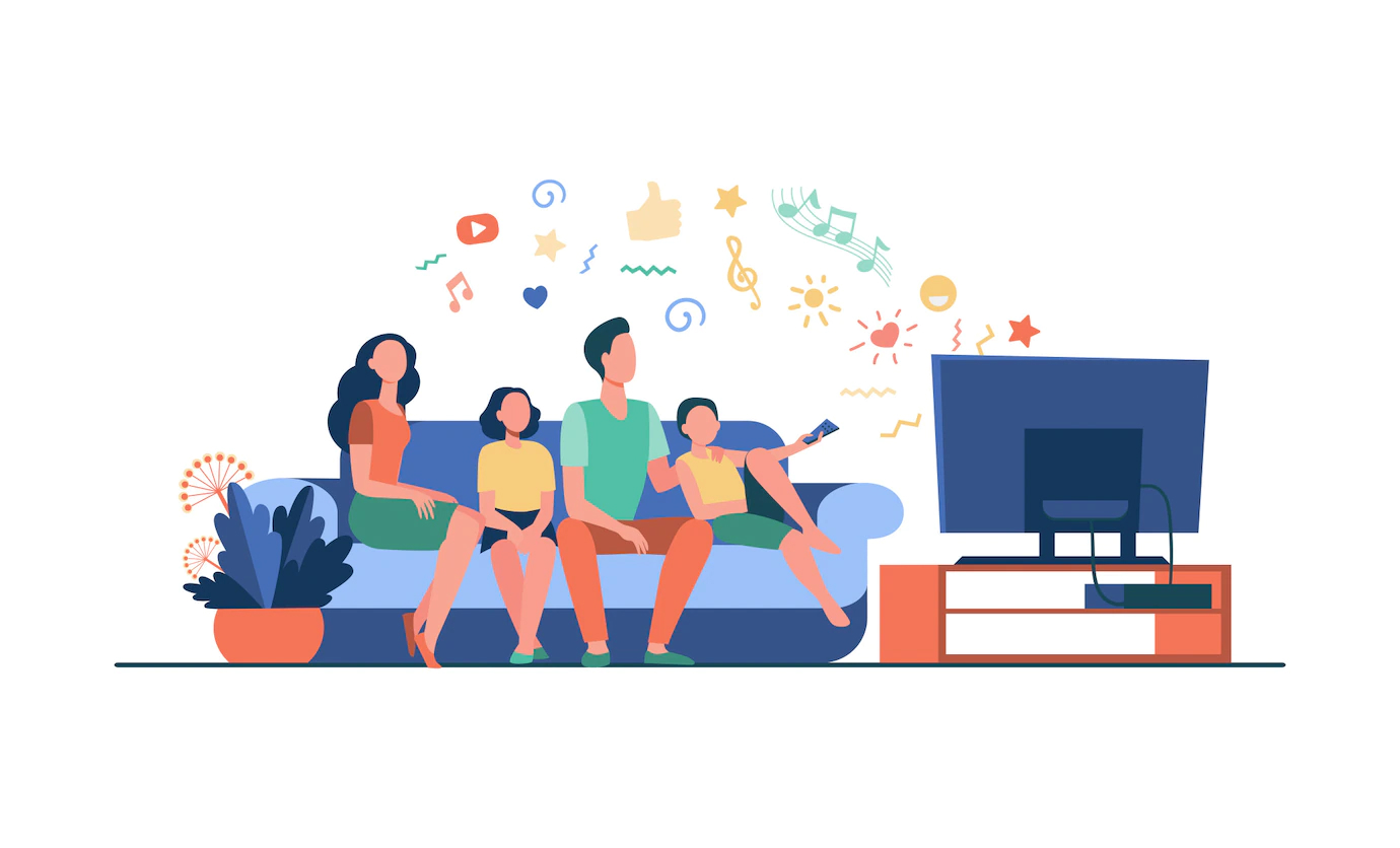 cartoon-happy-family-watching-television-together_74855-6954 1