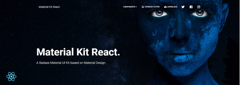 React templates- material kit